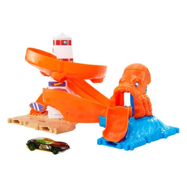 Playset Creature Mostruose con auto 1:64 Mattel HDR29 HOT WHEELS CITY 
