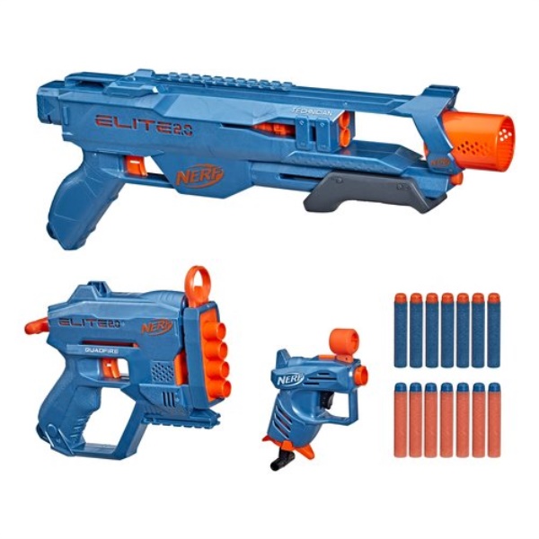 Fucile blaster Hasbro F4178EU5 NERF Elite 2.0 Loadout 3 Pack 14cp