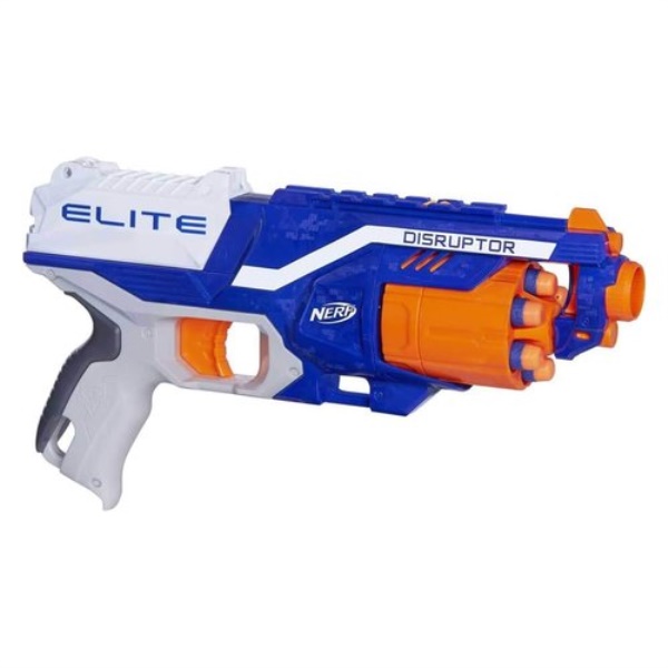 Pistola blaster Hasbro E0391400 NERF Elite Disruptor 6cp tamburo rotan
