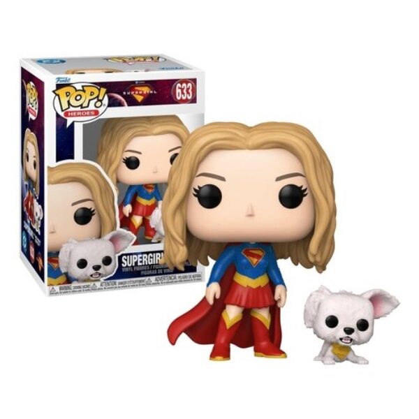 Personaggio collezione Funko 90801 POP HEROES DC Supergirl with Puppy 