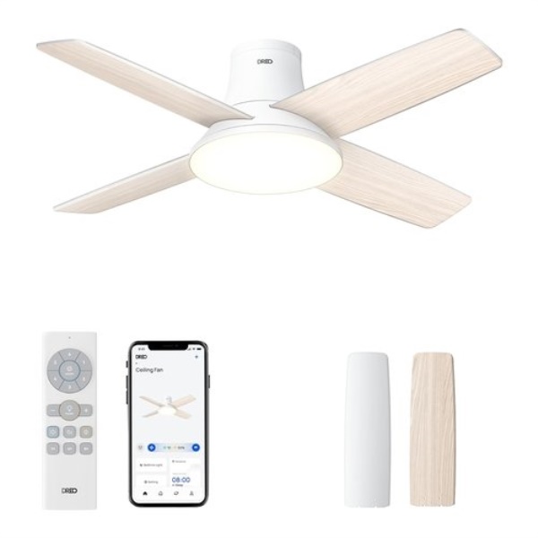 Ventilatore soffitto con luce Dreo DR HCF003S CLF513S White