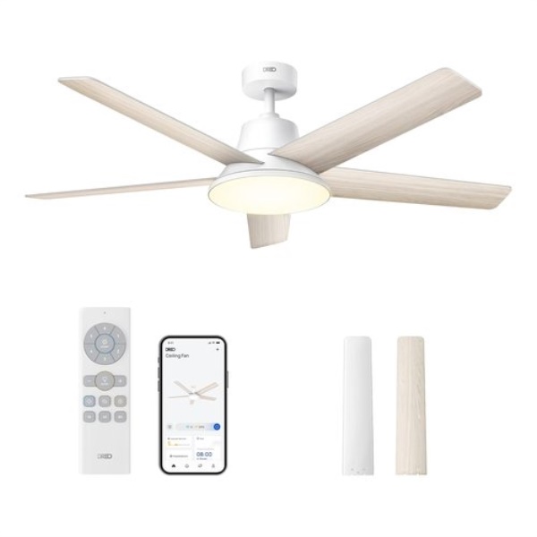 Ventilatore soffitto con luce Dreo DR HCF001S CLF521S White