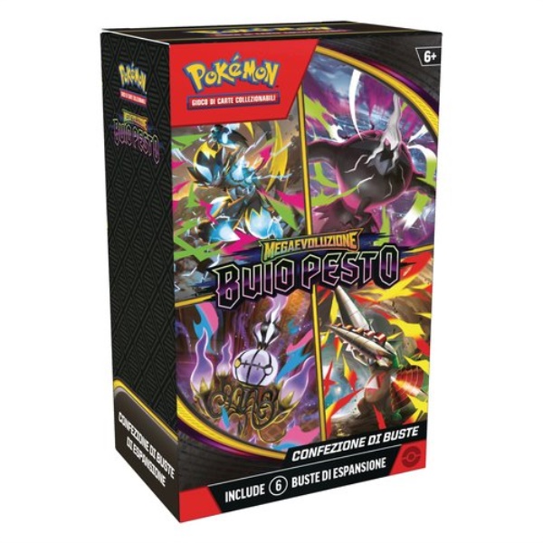 Carte gioco Gamevision PK10422 I POKÉMON Megaevoluzione Buio Pesto Bun