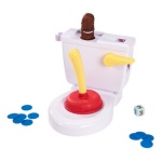 Mattel - Gioco Mattel FWW30 GAMES Acchiappa la cacca con WC incluso gioco