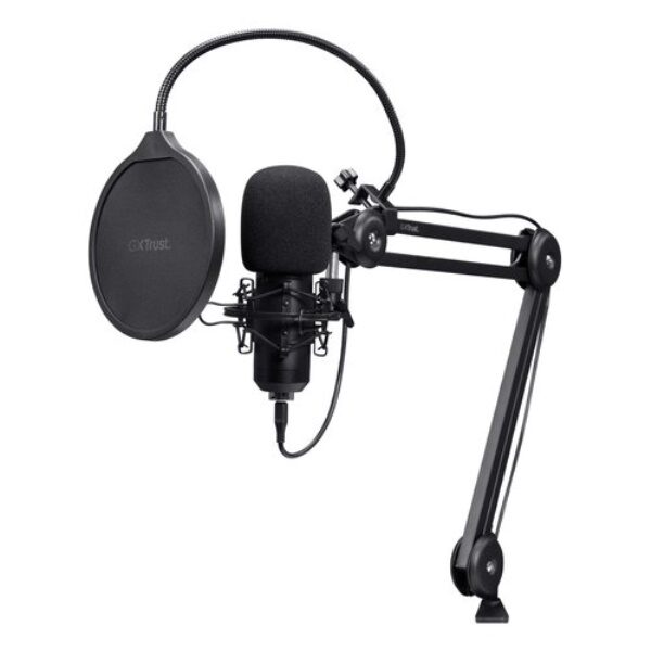 Microfono USB Trust 25770 GXT 270 Emita II Black