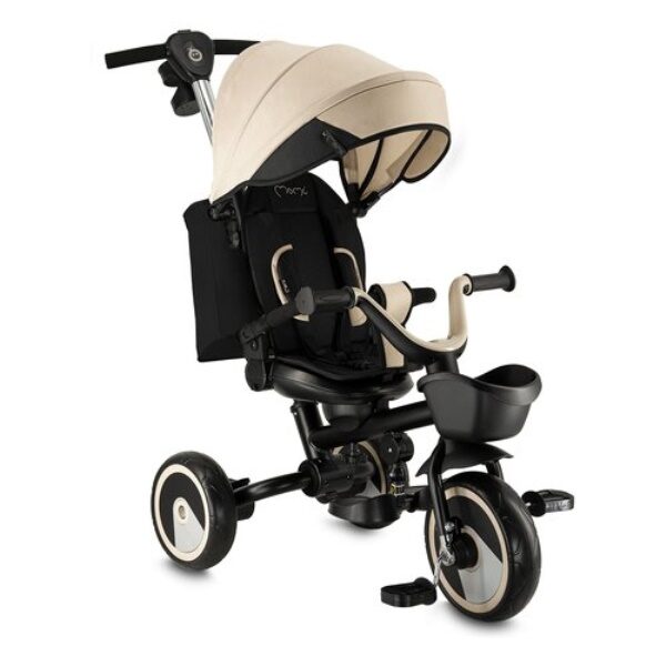 Triciclo Momi ROTR00013 IVI pieghevole evolutivo 3 in 1 Beige