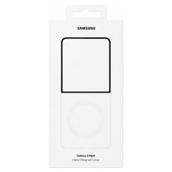 Cover Samsung EF CF776CTEGWW GALAXY AI Z Flip8 CLEAR MAGNET CASE Clear