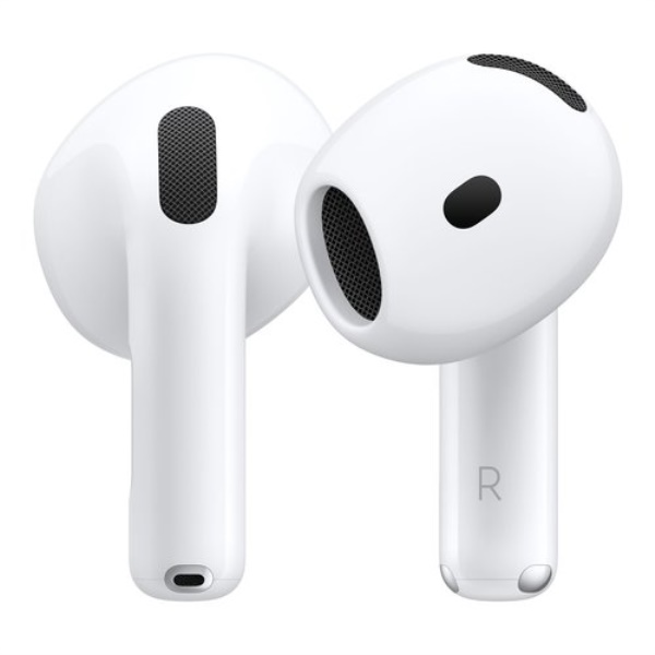 Auricolari microfono bluetooth Apple MXP63ZM A AIRPODS 4 Tws White