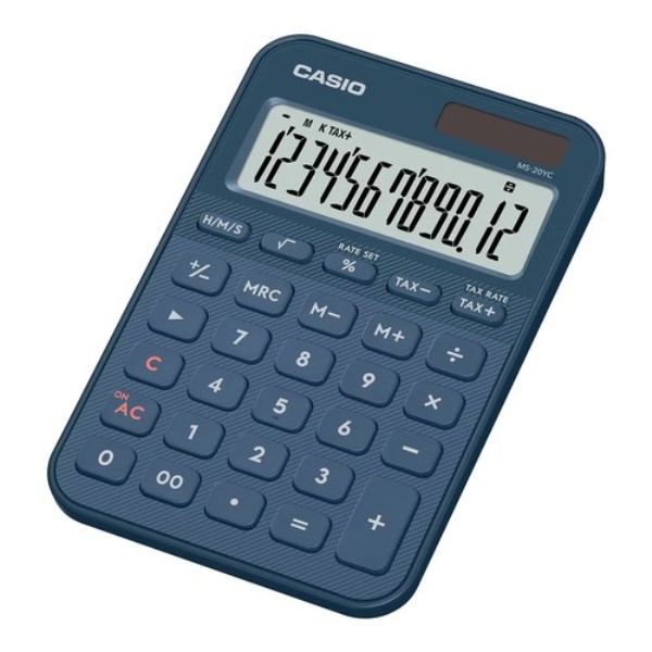 Calcolatrice Casio MS 20YC NY W EP MS SERIES Blu Navy