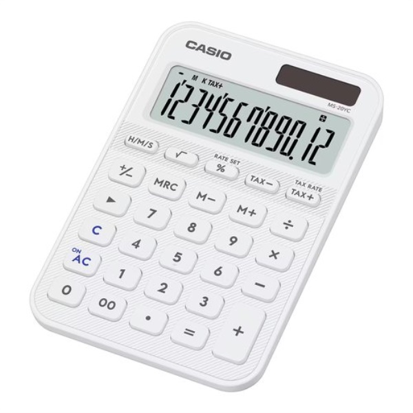 Calcolatrice Casio MS 20YC WE W EP MS SERIES White