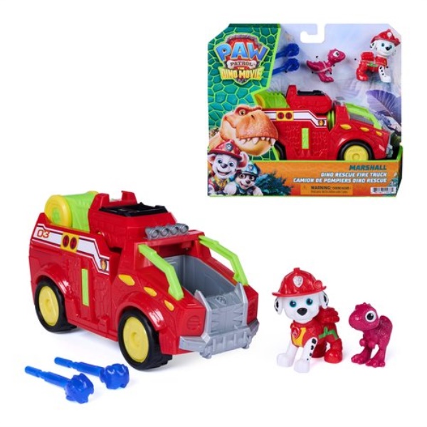Set personaggio Spin Master 6075757 DINO MOVIE PAW PATROL Camion pompi