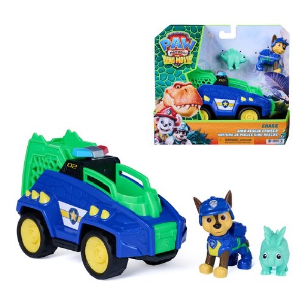 Set personaggio Spin Master 6075756 DINO MOVIE PAW PATROL Rescue Cruis