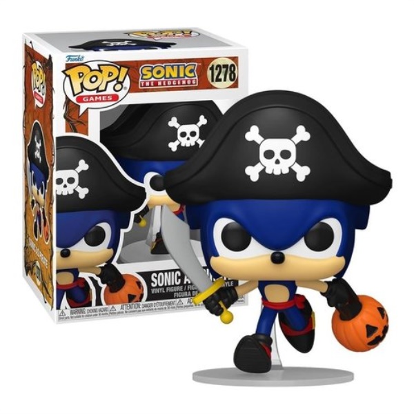 Personaggio collezione Funko 93528 POP GAMES Sonic as Pirate 1278