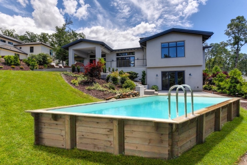 Esterni da vivere Piscina Rettangolare 800X500 piscine