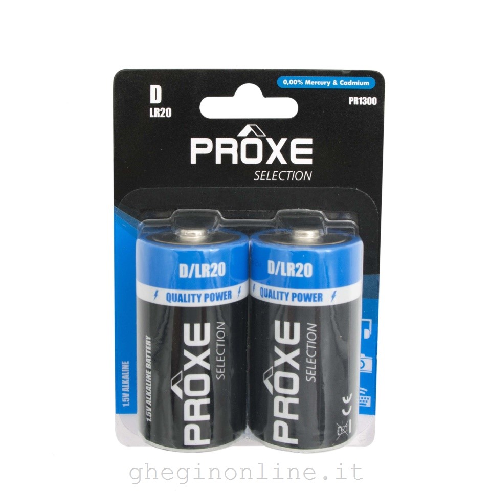 PROXE MT-753PR1300 BL.2 PILE LR20 TORCIA D 1,5V