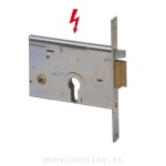 CISA - Elettroserratura - cisa 14010.60 - da infilare per fasce. scatola mm 126 per h 82. frontale 16x160 scrocco autobloccante. entrata e mano in descrizione. cilindro non incluso.