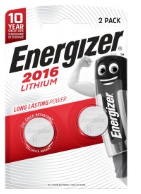 Energizer 7638900248340 batteria per uso domestico Batteria monouso CR2016 Litio