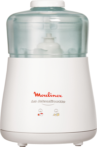 Moulinex DPA141 La Moulinette Tritatutto Elettrico, Adatto per Tutti i Tuoi Alimenti 1000 W, 0.3 l, Bianco