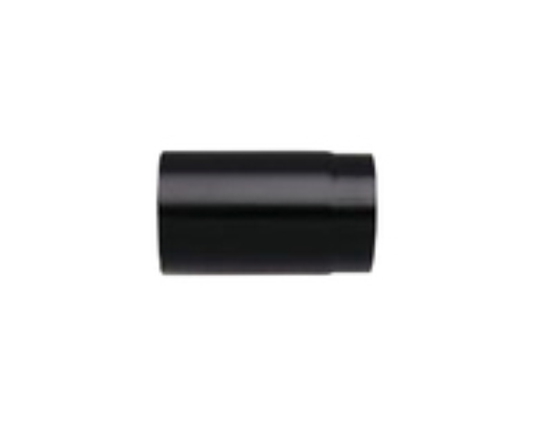 SAVE Fumisteria Plus NNO1302 Tubo dritto per canna fumaria 25 cm Nero