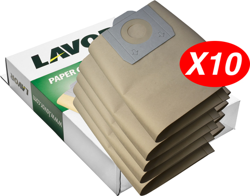 Sacchetto aspirapolvere Lavor 10001 08169 Carta