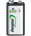 Energizer - Energizer ENRPP3P1, Batteria ricaricabile, Nichel-Metallo Idruro (NiMH), 9 V, 1 pezzo(i), 175 mAh, Nero, Argento