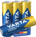 VARTA - Varta 4x AA, Batteria monouso, Stilo AA, Alcalino, 1,5 V, 4 pezzo(i), Blu