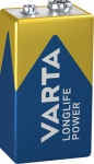 VARTA - Varta 1x 9V 4922, Batteria monouso, 9V, Alcalino, 9 V, 1 pz, Blu, Argento