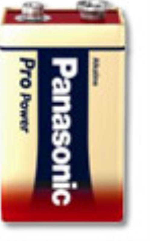 Batteria Transistor 9V Panasonic 6LR61PPG 1BP PRO POWER