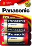 PANASONIC - Batteria Torcia D Panasonic LR20PPG 2BP PRO POWER