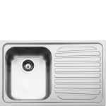 SMEG - Smeg SP791D-2, Acciaio inossidabile, 1 ciotole, 340 x 400 mm, 21 cm, 8,89 cm (3.5