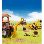 Bruder - Mezzo cantiere Bruder 2141 Cat Caterpillar benna telescopica