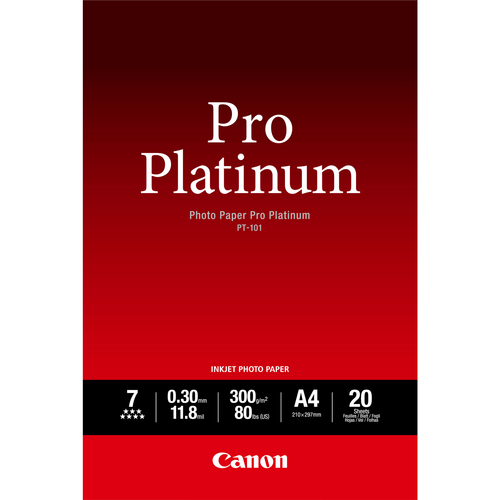 Canon Carta fotografica Pro Platinum PT-101 A4 - 20 fogli