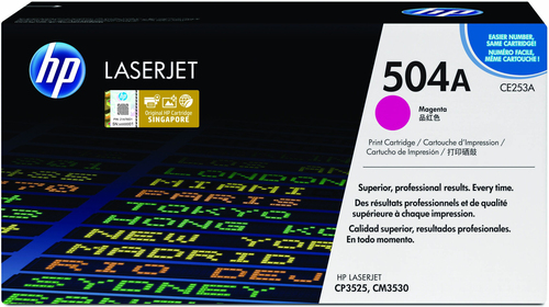 HP Cartuccia Toner originale magenta LaserJet 504A