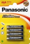 PANASONIC - Panasonic LR03APB, Batteria monouso, Mini Stilo AAA, Alcalino, 1,5 V, 4 pezzo(i), Blu, Oro