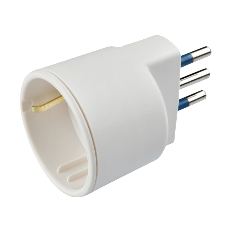 Poly Pool PP0433 adattatore per presa di corrente Tipo L (IT) Bianco