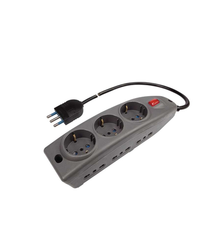 Multipresa tavolo Poly Pool PP0545 2 10/16A Nero