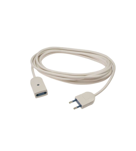 Prolunga elettrica Scame PP0377 1R (10A 2P) Bianco
