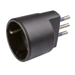 Polypool - Poly Pool PP0433.1, Tipo L (IT), Tipo L (IT), 250 V, 16 A, Nero, 80 mm