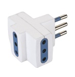 Polypool - Poly Pool PP0447, Tipo L (IT), Tipo L (IT), 250 V, 10 A, Blu, Bianco, 80 mm