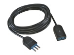 Polypool - Poly Pool PP0382.1, 5 m, 1 presa(e) AC, Interno, Nero, 250 V, 10 A