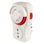 Polypool - Poly Pool PP1408, Tipo L (IT), Tipo L (IT) + Tipo F, 250 V, 10 A, Rosso, Bianco, Maschio/Femmina