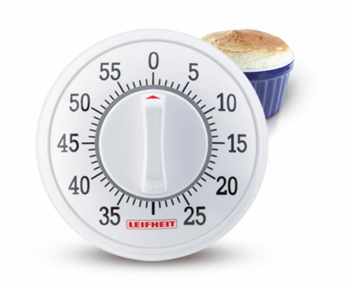 Timer cucina Leifheit 22600 COMFORTLINE Meccanico 60 Minuti Bianco