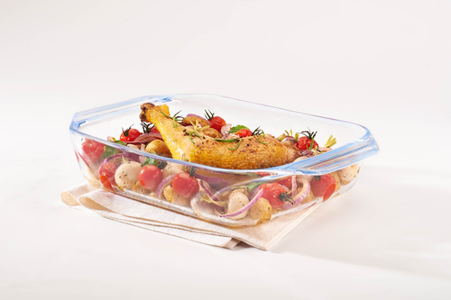 Pyrex 409B000 casseruola per arrosto 3,8 L Vetro