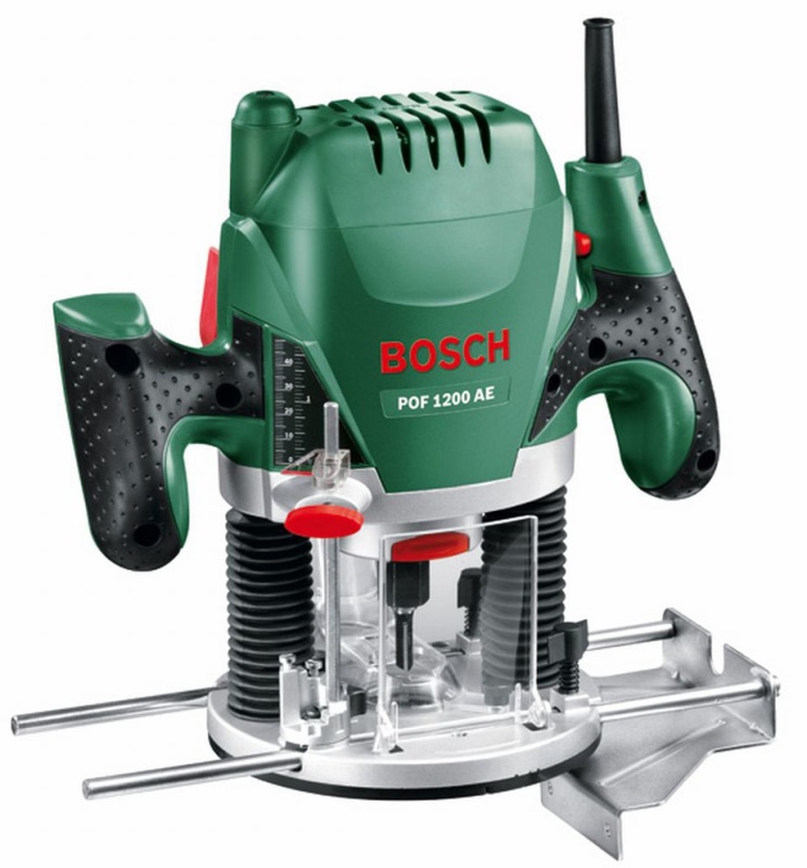 Bosch POF 1200 AE Nero, Verde, Rosso, Argento 28000 Giri/min 1200 W