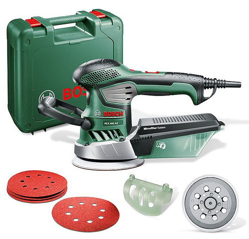 Bosch PEX 400 AE + 25 ks Levigatrice orbitale 26000 Giri/min