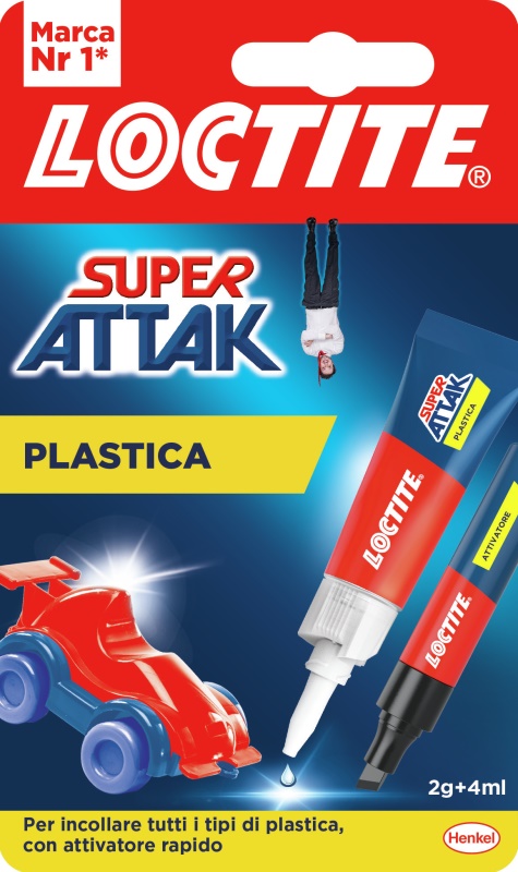 Loctite Super Attak Plastica 2g+4ml