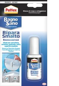 Smalto acqua Pattex 2668400 BAGNO SANO Ripara Smalto Bianco