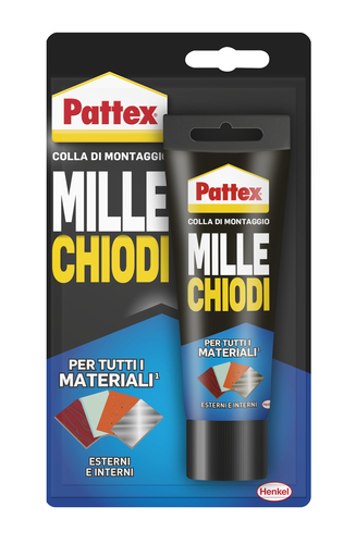 Pattex Millechiodi Resistente all'acqua 100g Gel Adesivo ai polimeri