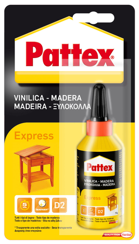 Pattex Vinilica Express 75g Gel Adesivo in acetato di polivinile (PVA)
