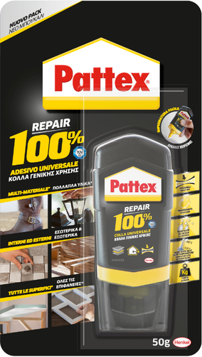 Pattex 100% Colla 50g Gel Adesivo ai polimeri